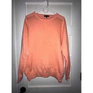 PETER MILLAR Men’s Crown Crafted Sweater Pullover Golf Pink Crewneck Size Large